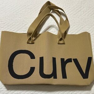 Curves Knit Tote (Khaki)